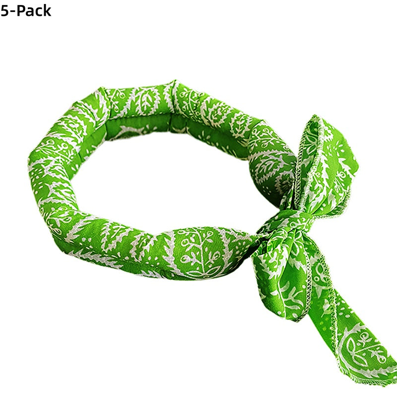 ❄️ Summer Pet Cooling Collar Wrap – Physical Cooling, Reusable, Adjustable 🌊