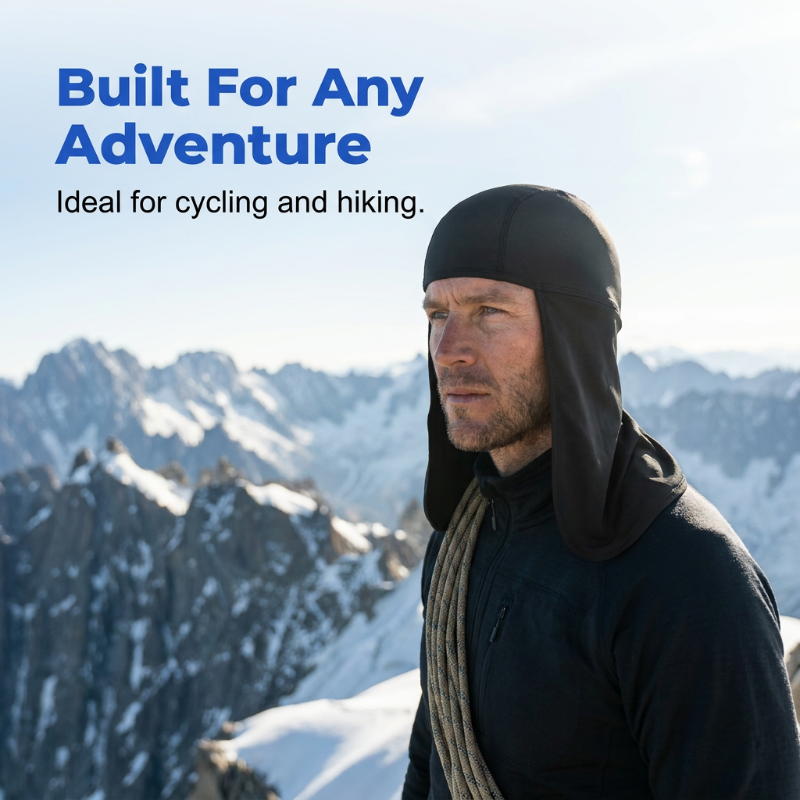 Breathable Outdoor Skull Cap with Neck Cover