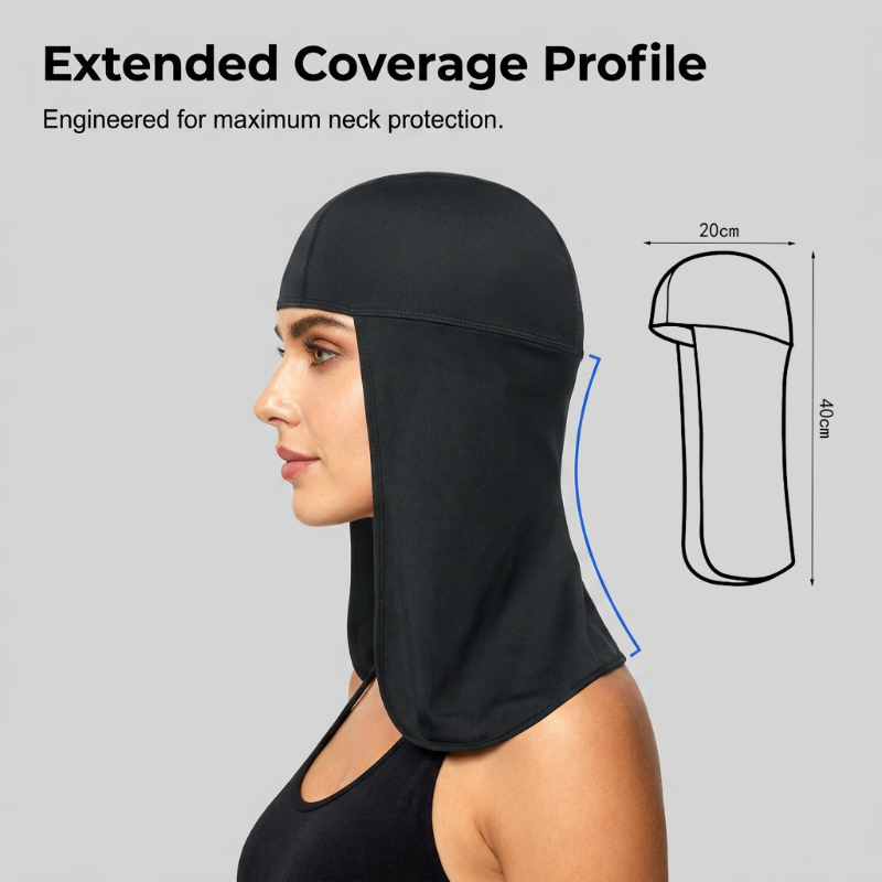 Breathable Outdoor Skull Cap with Neck Cover