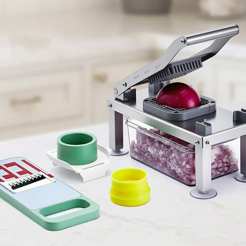 Multifunctional 9-Blade Food Chopper with Storage Container