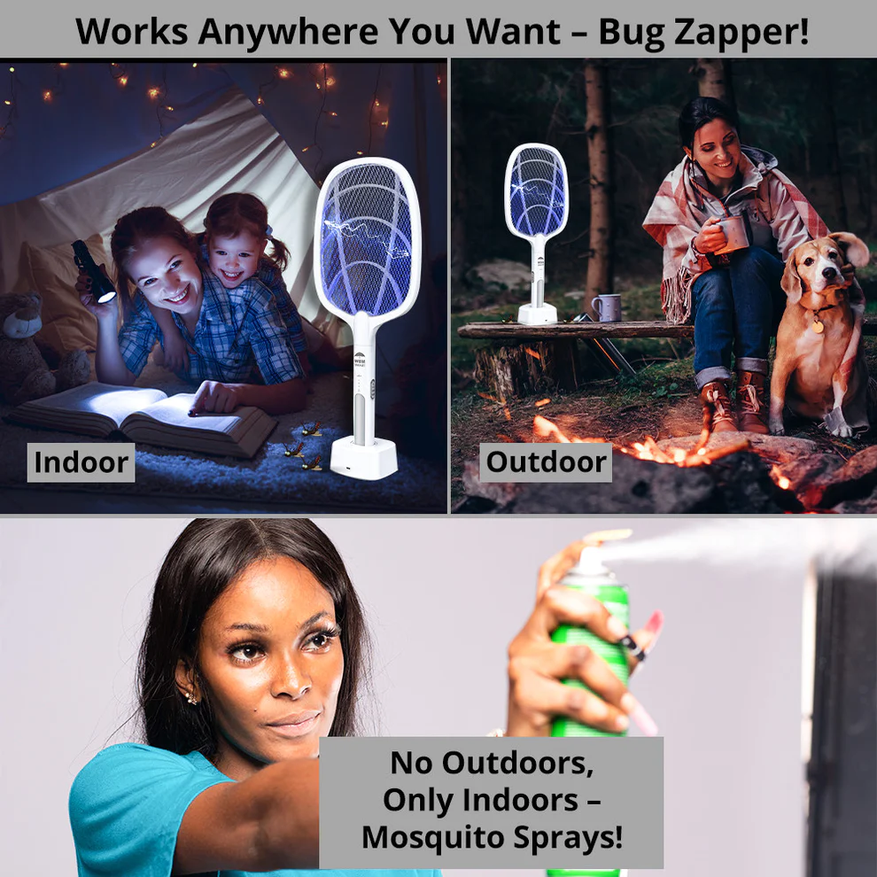 Rechargeable Electric Mosquito Killer Fly Swatter