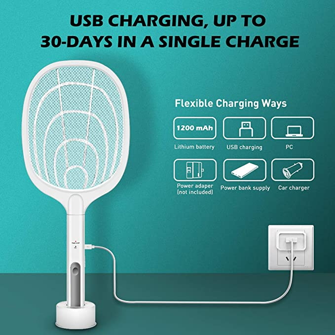 Rechargeable Electric Mosquito Killer Fly Swatter