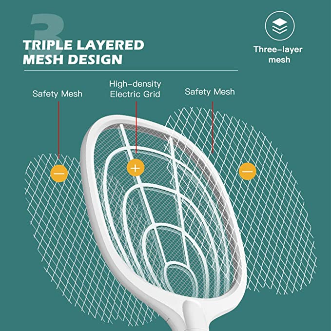 Rechargeable Electric Mosquito Killer Fly Swatter