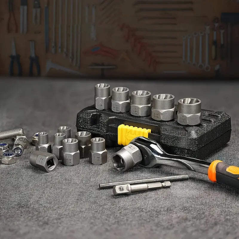 📢📢50% OFF !! ⏰Damaged Screw and Bolt Extractor Set