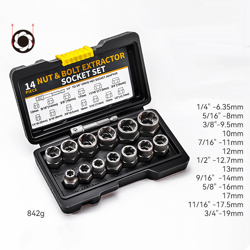 📢📢50% OFF !! ⏰Damaged Screw and Bolt Extractor Set