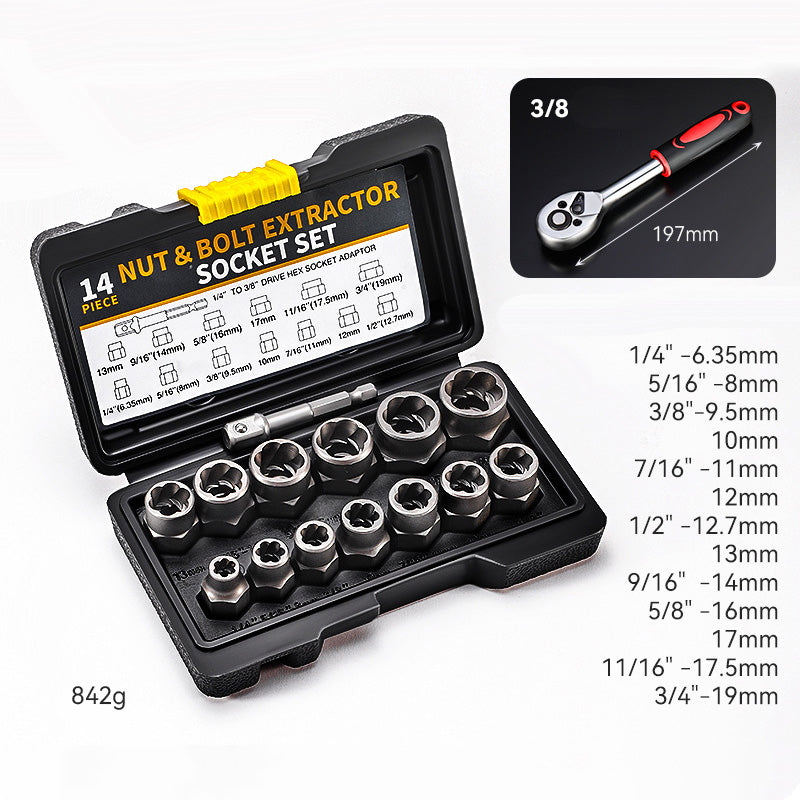 📢📢50% OFF !! ⏰Damaged Screw and Bolt Extractor Set