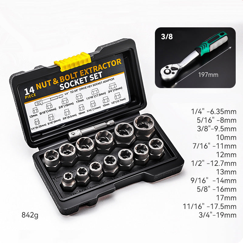 📢📢50% OFF !! ⏰Damaged Screw and Bolt Extractor Set