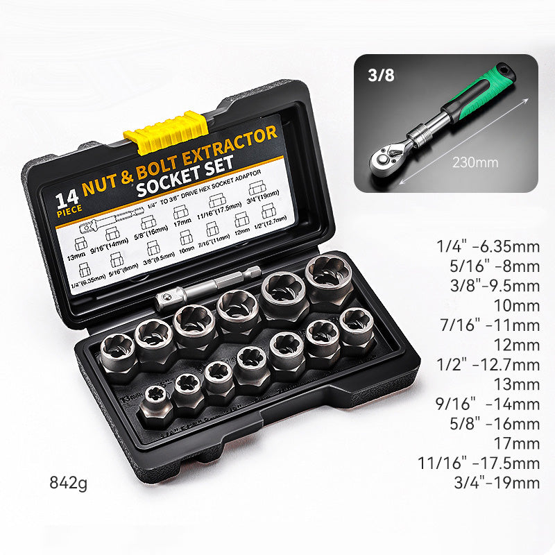 📢📢50% OFF !! ⏰Damaged Screw and Bolt Extractor Set