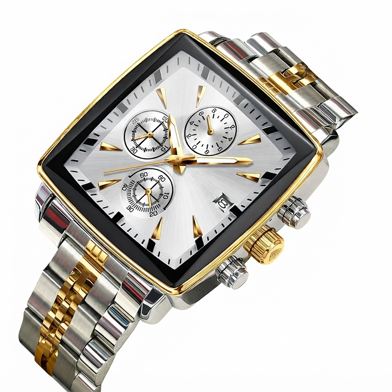 🎁2026 New Arrivals 50% OFF💥Men's Classic Square Dial Quartz Watch – Timeless & elegant – Durable band, perfect for daily or formal wear – reliable and stylish 🖤💼✨