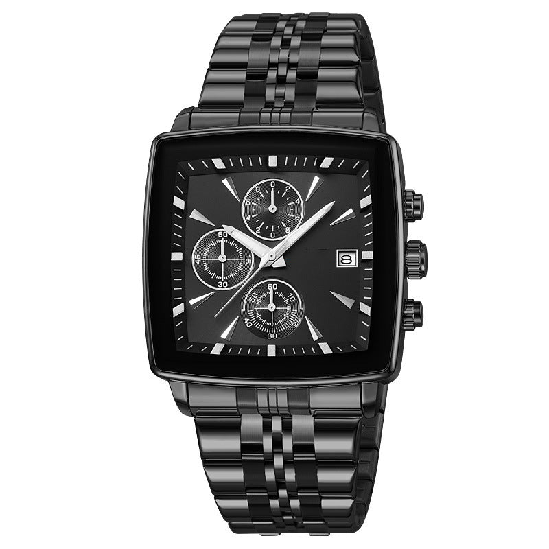🎁2026 New Arrivals 50% OFF💥Men's Classic Square Dial Quartz Watch – Timeless & elegant – Durable band, perfect for daily or formal wear – reliable and stylish 🖤💼✨
