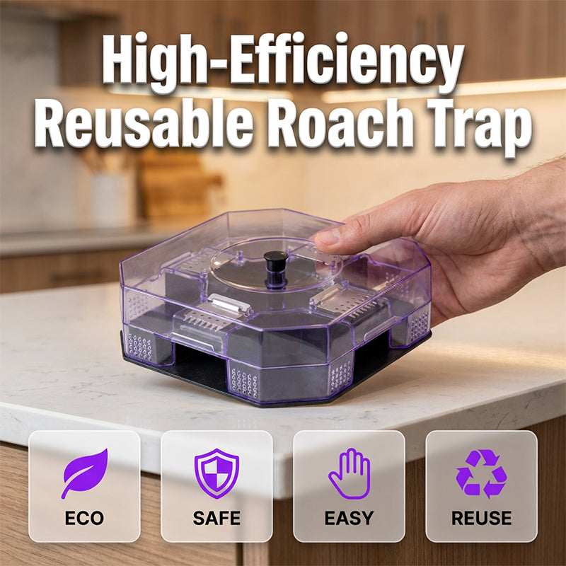 🪳 50% off!  ♻️ Reusable cockroach trap – physical capture, no toxic spray required