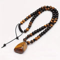 🦁Men's Natural Tiger's‑Eye Beaded Necklace‑Stylish Energy Healing Stone Jewelry for Daily & Gift‑Giving