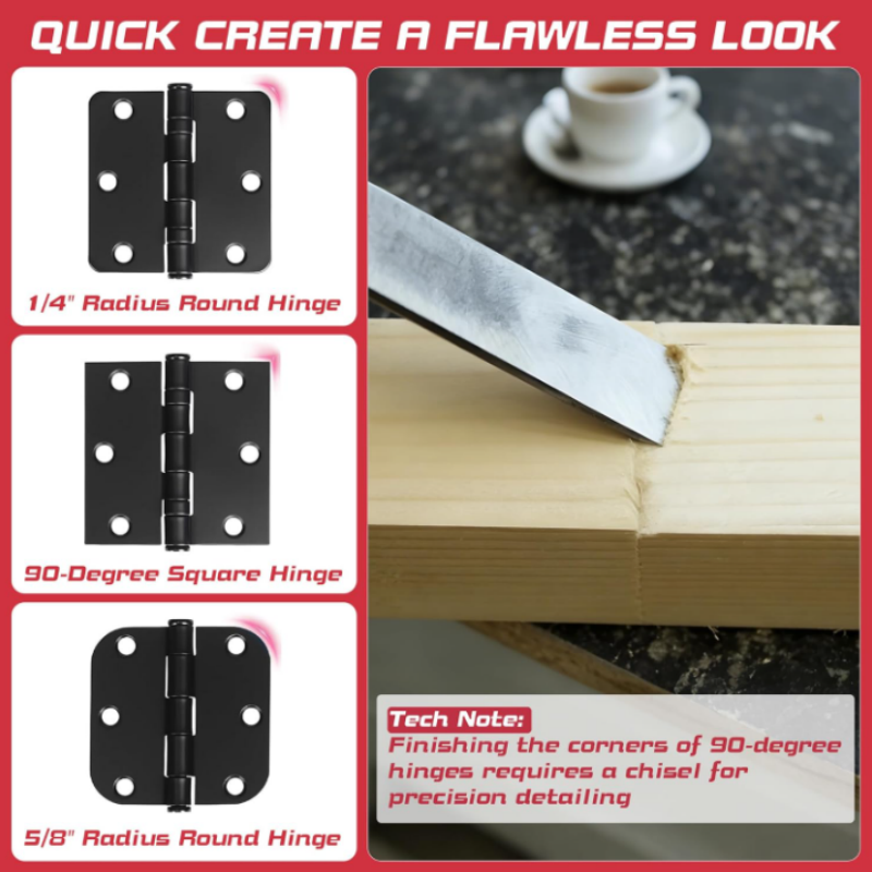 🔥50% OFF NOW🚪Adjustable Door Hinge Mortise Jig Kit, Woodworking Locator Tool for Cabinet & Door Hinge Installation