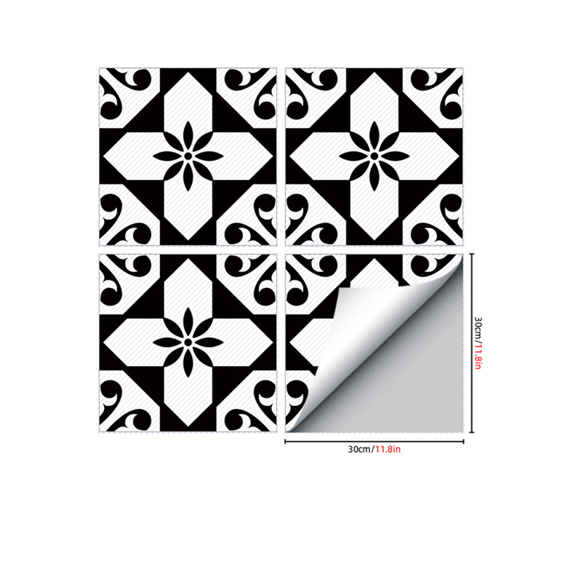 Waterproof & Non-Slip Floor Tile Stickers for Kitchen & Bathroom