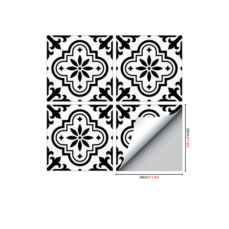 Waterproof & Non-Slip Floor Tile Stickers for Kitchen & Bathroom