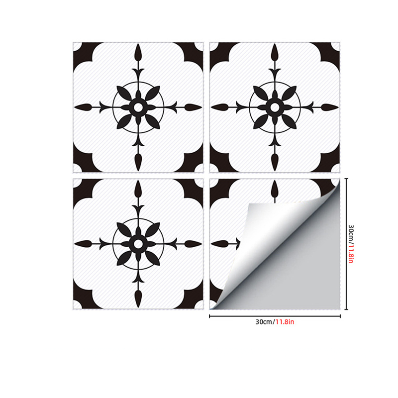 Waterproof & Non-Slip Floor Tile Stickers for Kitchen & Bathroom