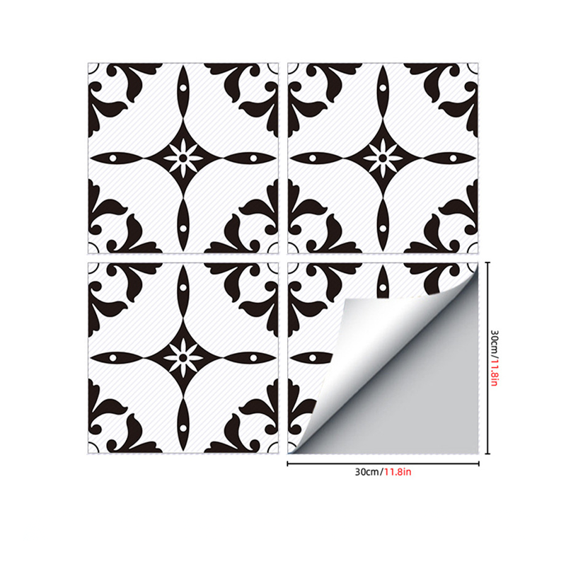 Waterproof & Non-Slip Floor Tile Stickers for Kitchen & Bathroom