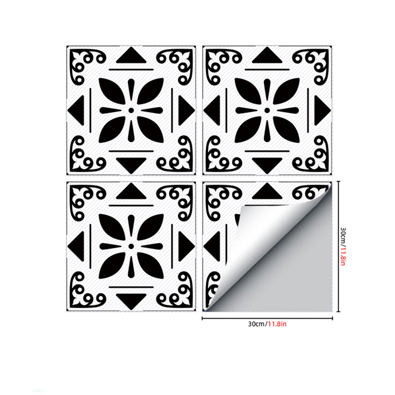 Waterproof & Non-Slip Floor Tile Stickers for Kitchen & Bathroom