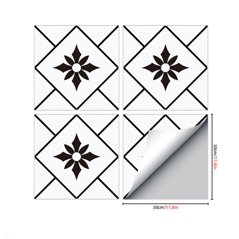 Waterproof & Non-Slip Floor Tile Stickers for Kitchen & Bathroom