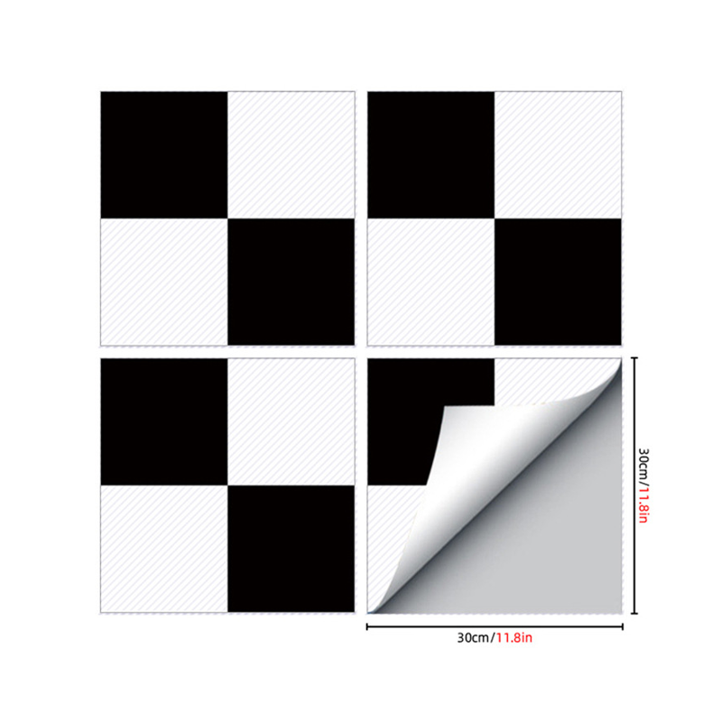 Waterproof & Non-Slip Floor Tile Stickers for Kitchen & Bathroom
