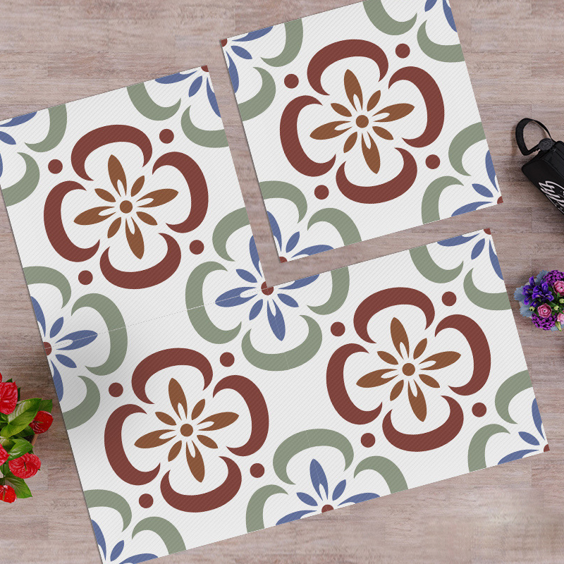 Waterproof & Non-Slip Floor Tile Stickers for Kitchen & Bathroom