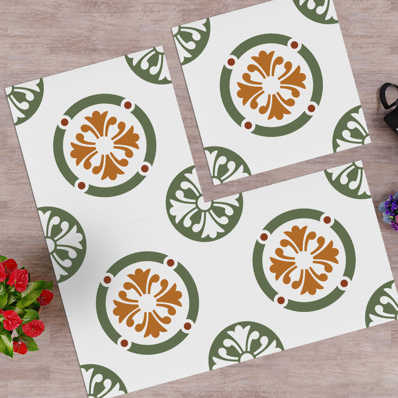 Waterproof & Non-Slip Floor Tile Stickers for Kitchen & Bathroom