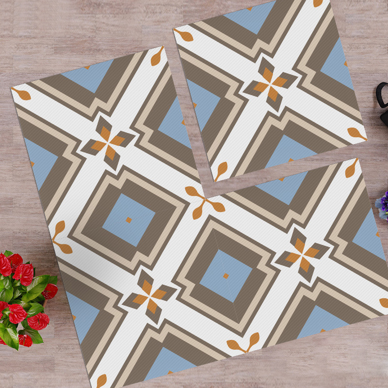 Waterproof & Non-Slip Floor Tile Stickers for Kitchen & Bathroom