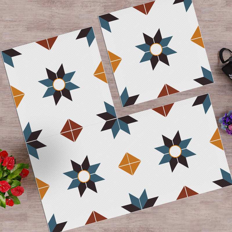 Waterproof & Non-Slip Floor Tile Stickers for Kitchen & Bathroom