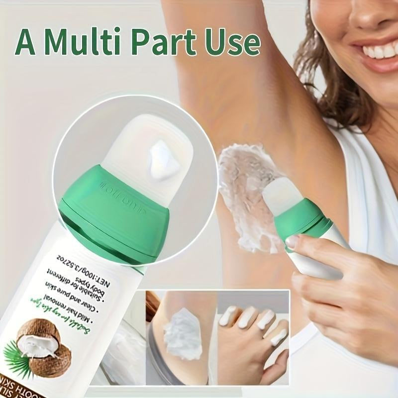 🥥 2026 Sale — Over 40,000 Sold!🔥Gentle Coconut Oil Hair Removal Cream