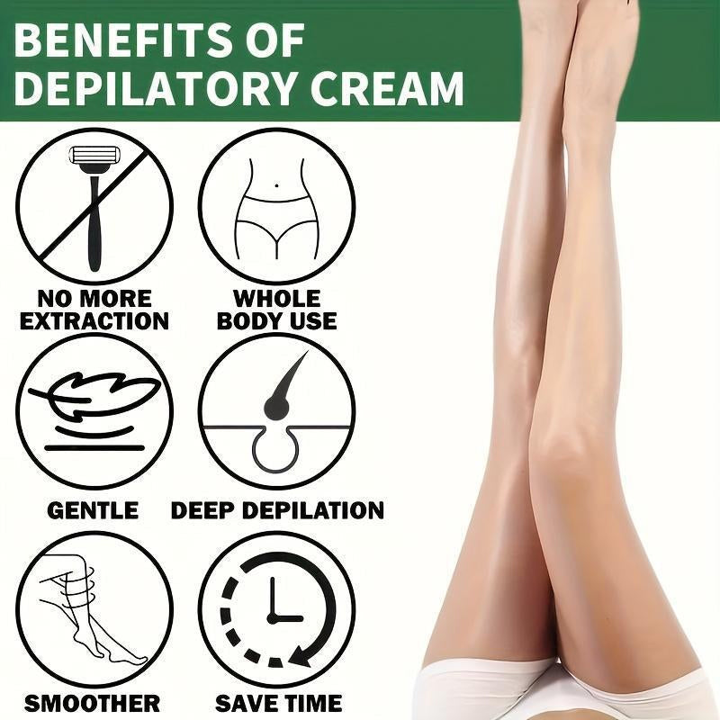 🥥 2026 Sale — Over 40,000 Sold!🔥Gentle Coconut Oil Hair Removal Cream