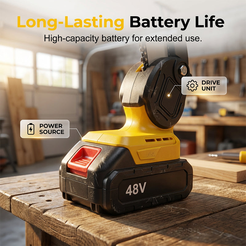 Ergonomic Mini Electric Saw with Safety Lock