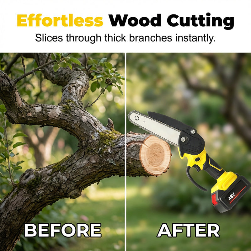Ergonomic Mini Electric Saw with Safety Lock