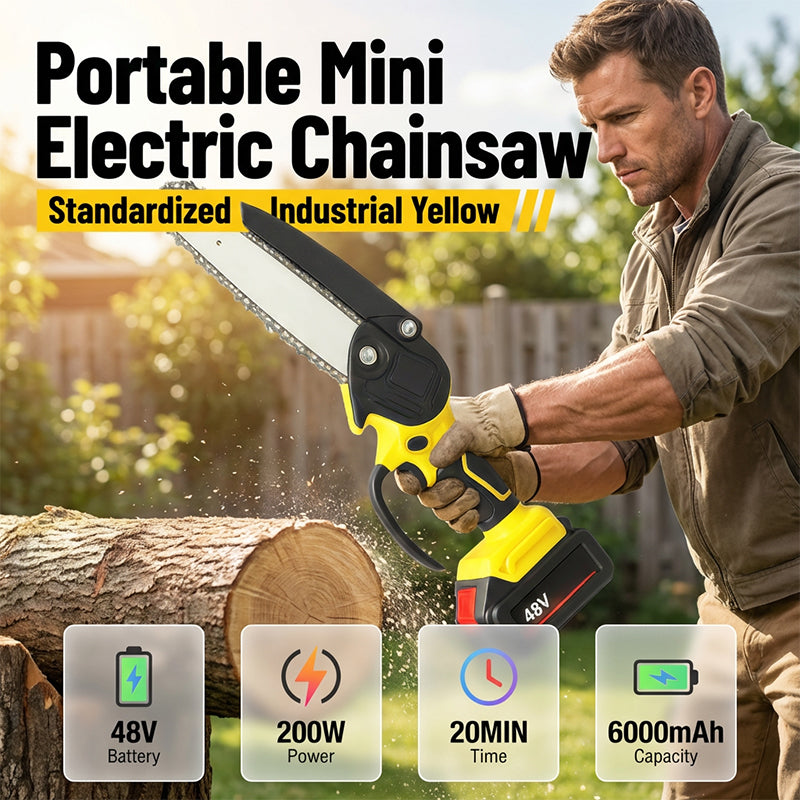 Ergonomic Mini Electric Saw with Safety Lock
