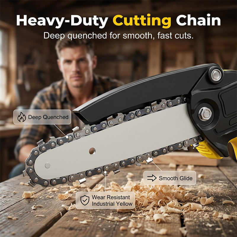 Ergonomic Mini Electric Saw with Safety Lock