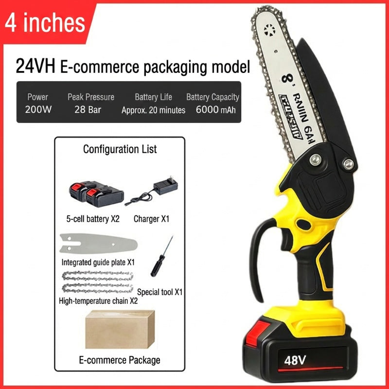 Ergonomic Mini Electric Saw with Safety Lock
