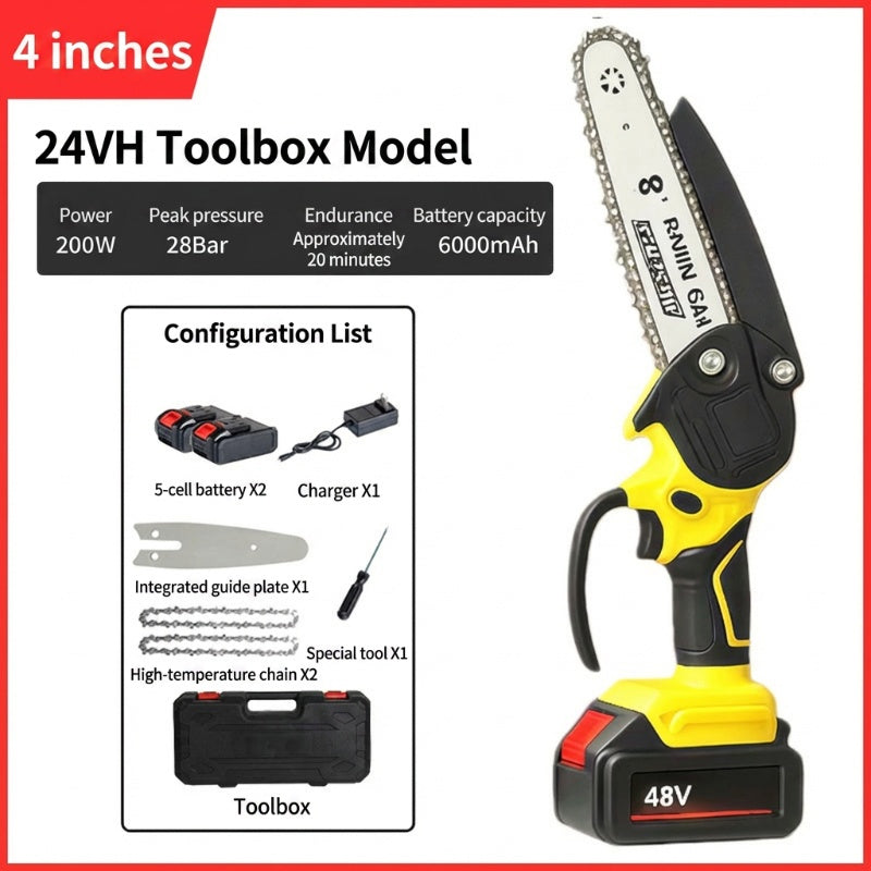 Ergonomic Mini Electric Saw with Safety Lock