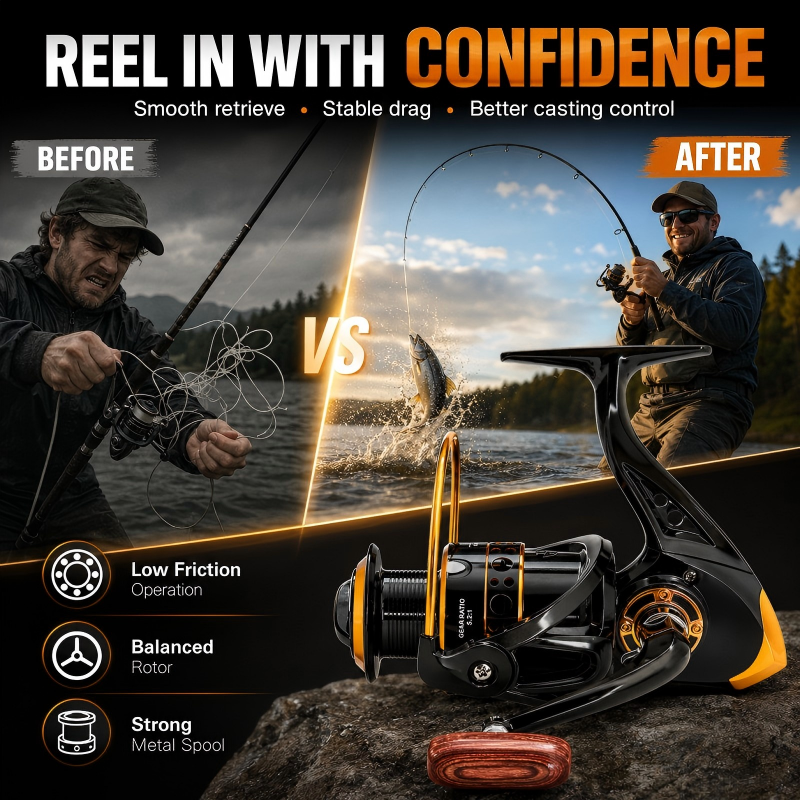 CNC Spool Spinning Fishing Reel