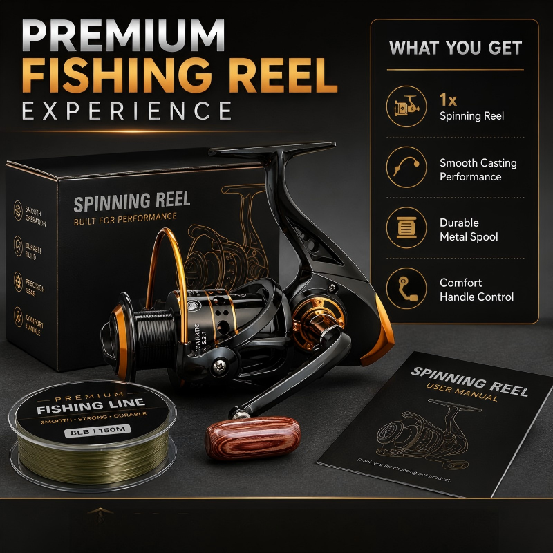 CNC Spool Spinning Fishing Reel