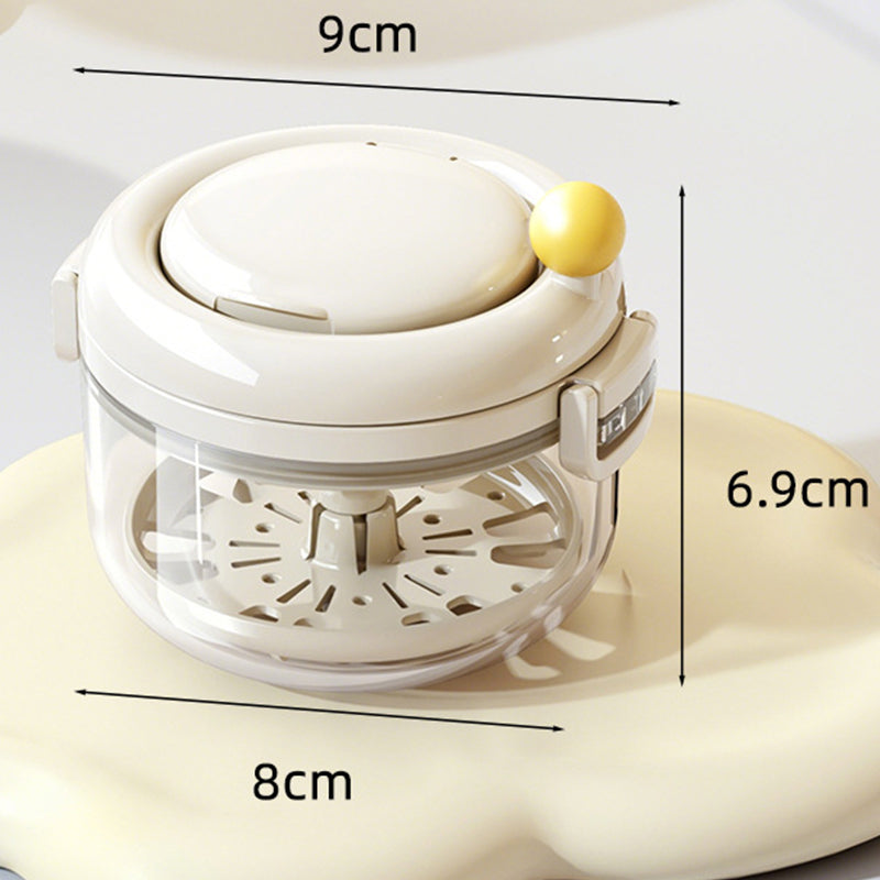 Multifunctional Manual Centrifugal Retainer Cleaner Box 🦷 Spin It Clean – Effortless, Chemical-Free Cleaning for Aligners & Dentures ✨