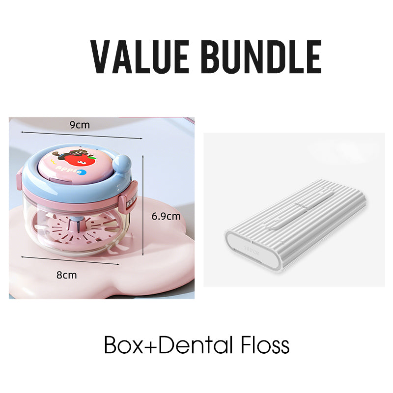Multifunctional Manual Centrifugal Retainer Cleaner Box 🦷 Spin It Clean – Effortless, Chemical-Free Cleaning for Aligners & Dentures ✨