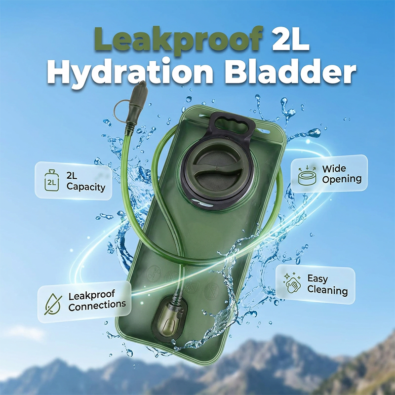🔥Surprising 50% off! 🏕️ Stay hydrated anytime, anywhere! 💦2L water bag with quick-release tube