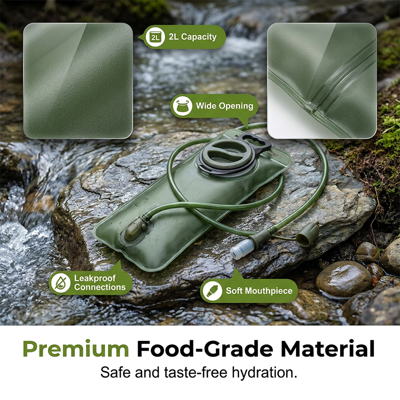 🔥Surprising 50% off! 🏕️ Stay hydrated anytime, anywhere! 💦2L water bag with quick-release tube