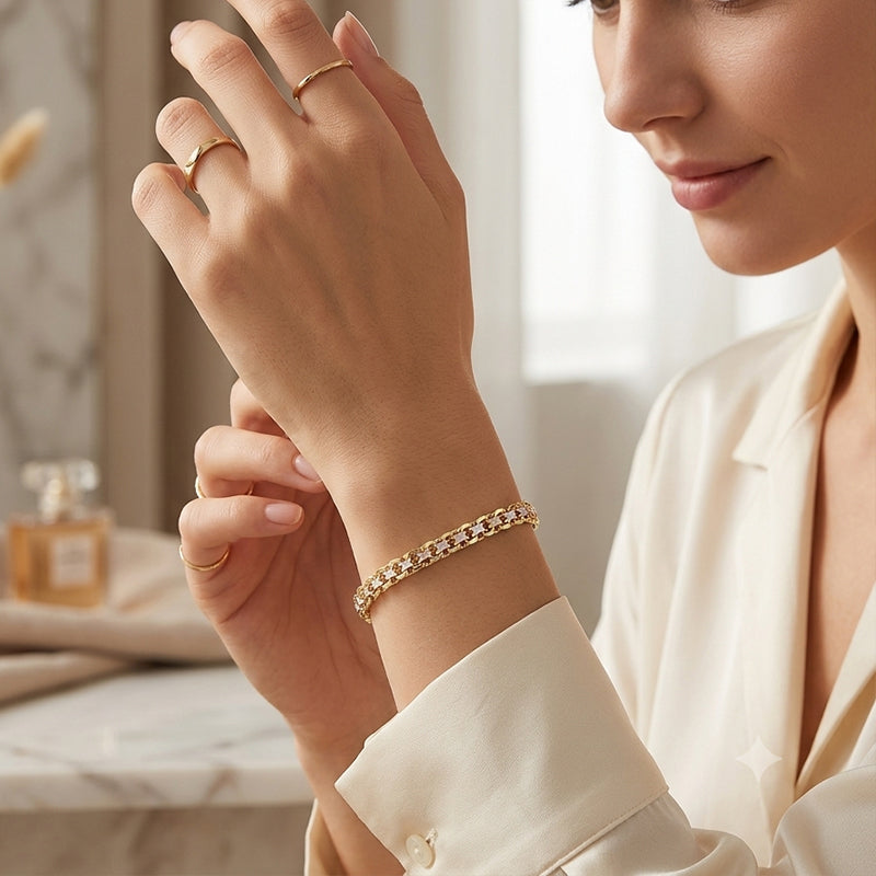 🌸 50% OFF NOW! 🌸Women's Spliced Gold Chain Bracelet