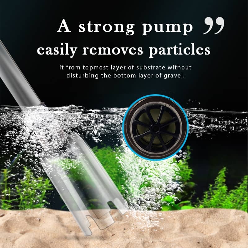 🐠 Get 50% off now! Electric aquarium gravel cleaner—battery-operated, adjustable length, and easy to use—suitable for all aquariums 🧹🐟