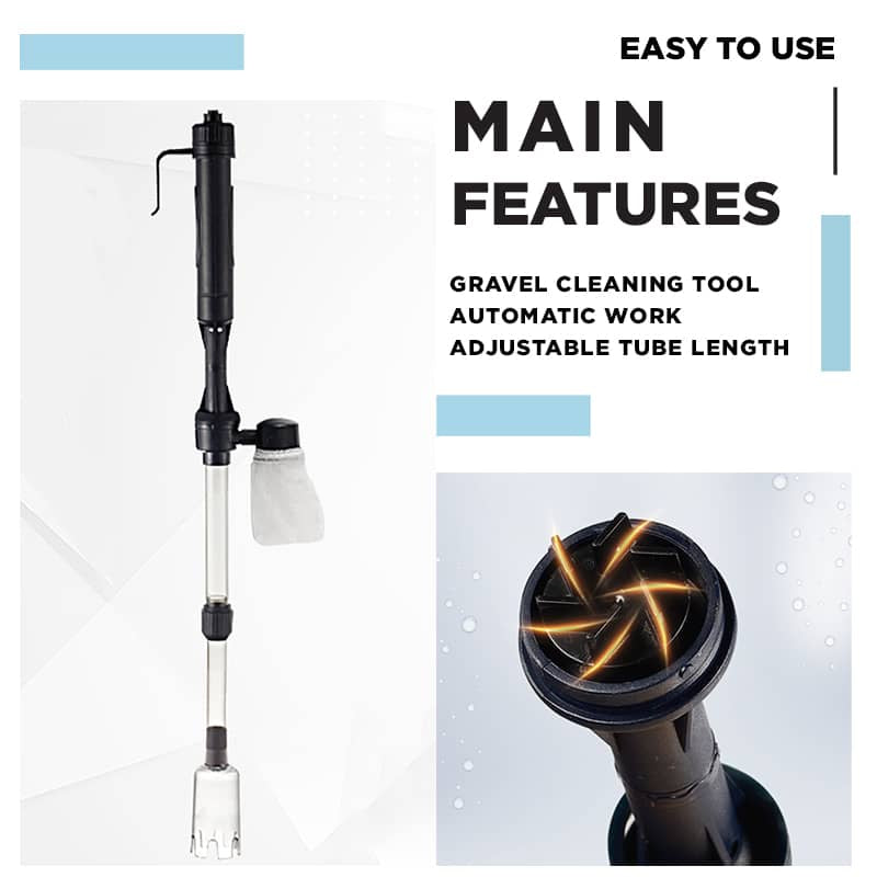 🔥First 50 customers enjoy a 50% discount for a limited time!🐟Electric aquarium substrate cleaner