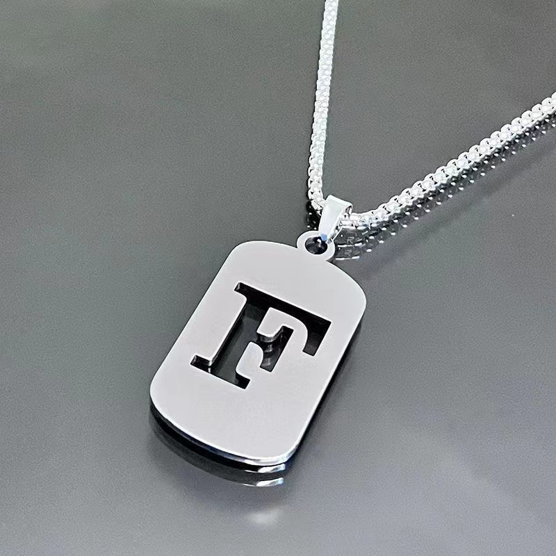 🎉 2026 Sale — Over 32,000 Sold!✨Minimal Initial Necklace – Polished Finish, Unisex Style, Gift Ready 💝