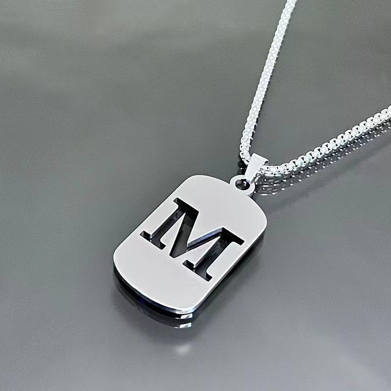 🎉 2026 Sale — Over 32,000 Sold!✨Minimal Initial Necklace – Polished Finish, Unisex Style, Gift Ready 💝