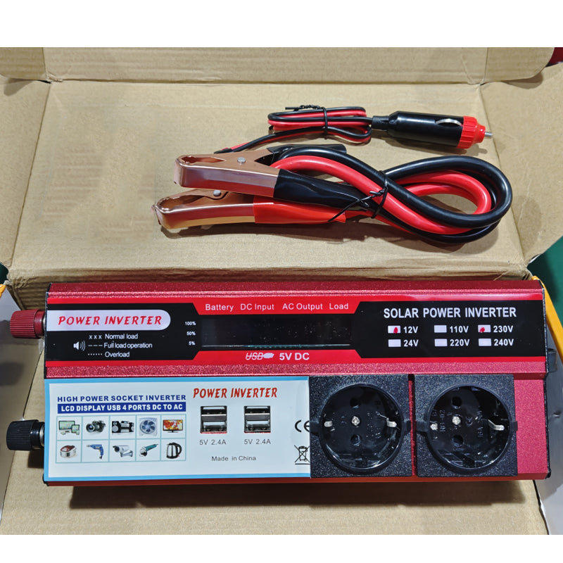 ⏰🔥LIMITED TIME 50% OFF!🔥High-Power 12V to 230V Car Power Inverter 