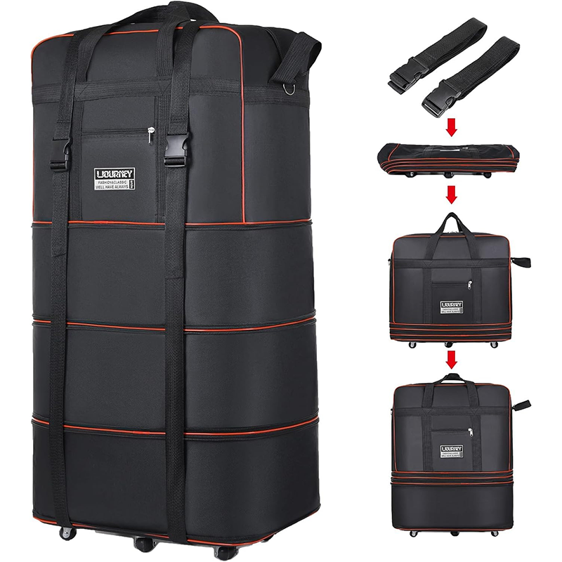 🔥Limited Time 50% Off！🧳Meet all your travel storage needs！Large Capacity Expandable Travel Duffel Bag