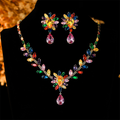 📢📢50% OFF !! ⏰ Women Casual Colorful Floral Necklace Set – Vibrant flowers, lightweight & elegant – Perfect for everyday wear & special occasions ✨